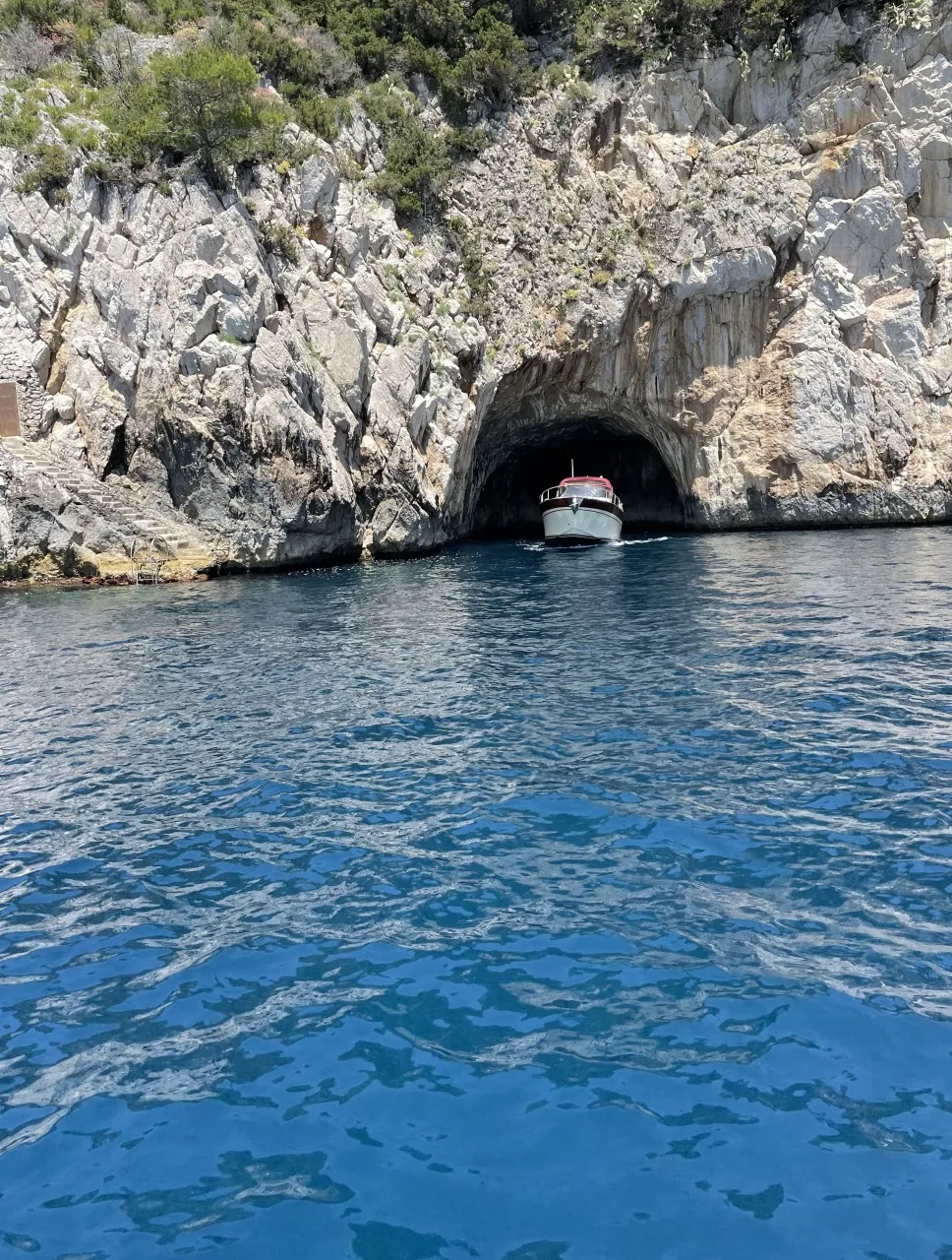 A dip in the blue waters